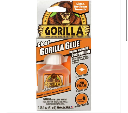 GORILLA CLEAR GLUE â€“ 1.75 oz