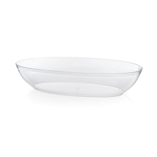 Oval Clear Large Serving Bowl