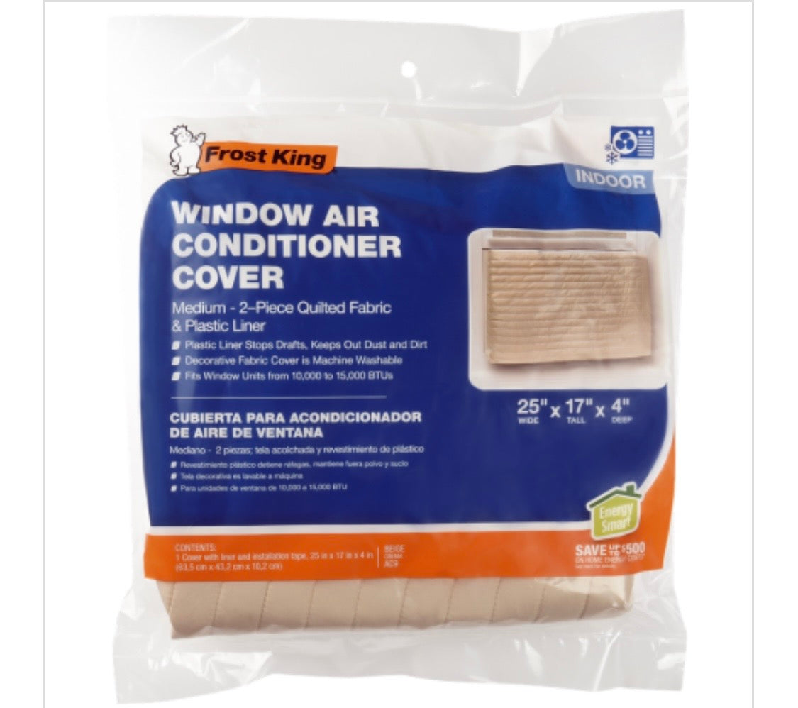 AIR COND COV-INDOOR-QUILTED- 25″ x 17″ x 4″
