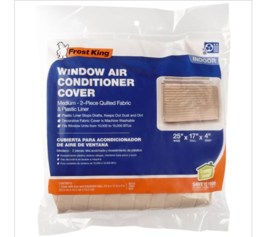 AIR COND COV-INDOOR-QUILTED- 25″ x 17″ x 4″