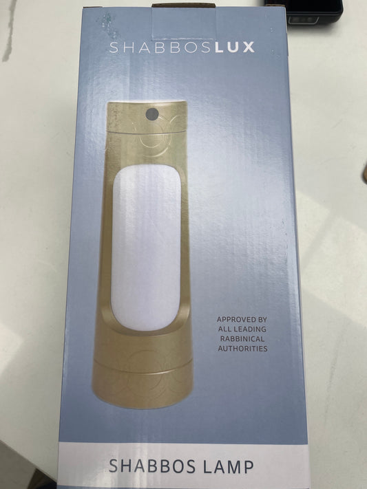 Gold Shabbath Lamp twist