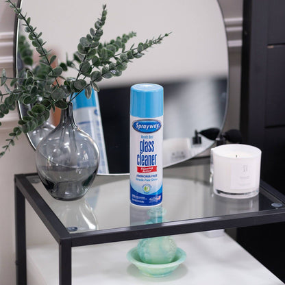 Sprayway Glass Cleaner Foaming Aerosol Spray, 19oz