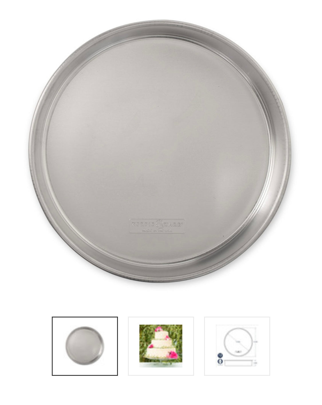 12 round cake pan Naturals® 12" Round Layer Cake Pan