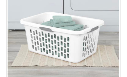 Laundry basket white 71L