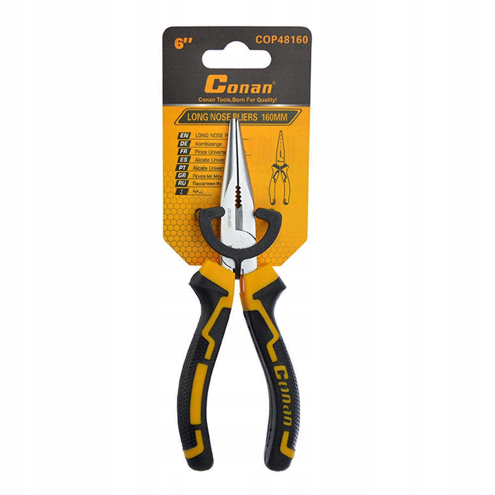 6 inch long nose, pliers