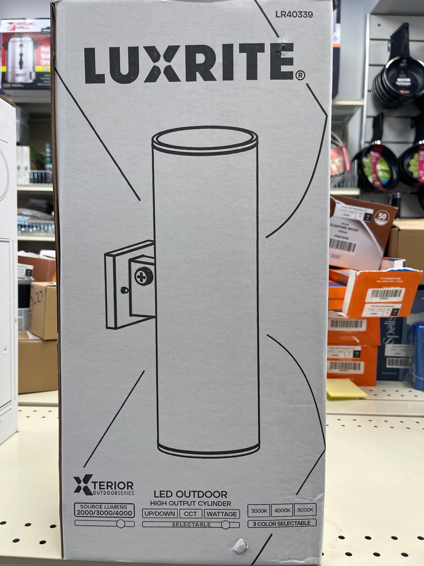 Luxrite LR40399 outdoor LED light fixture 18 inches