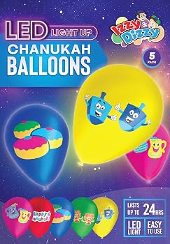 LED light up Hanukkah balloons