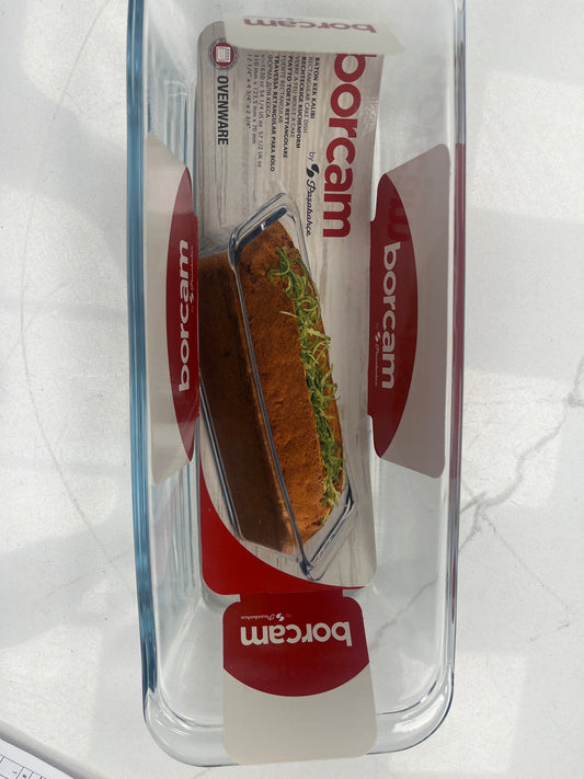 Glass loaf pan
