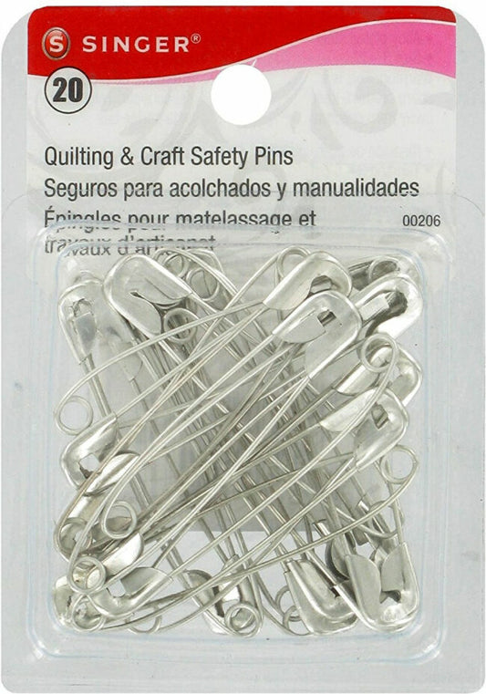 SINGER-SAFETY PINS-SIZE 20 count