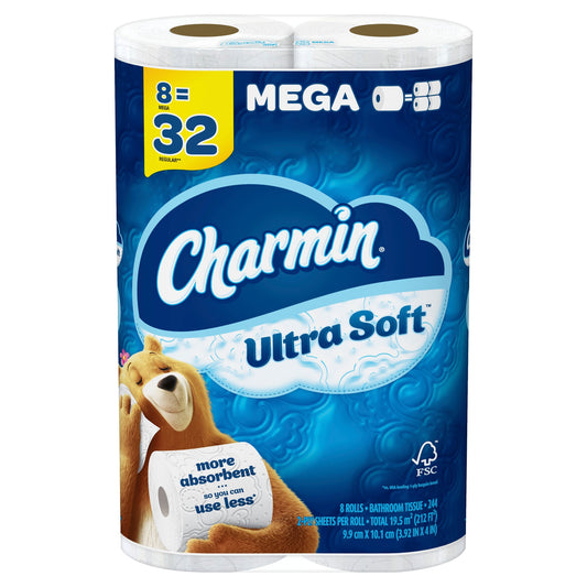 Charmin ultra soft blue 8=32