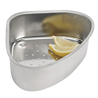 Corner Steel Sink Strainer