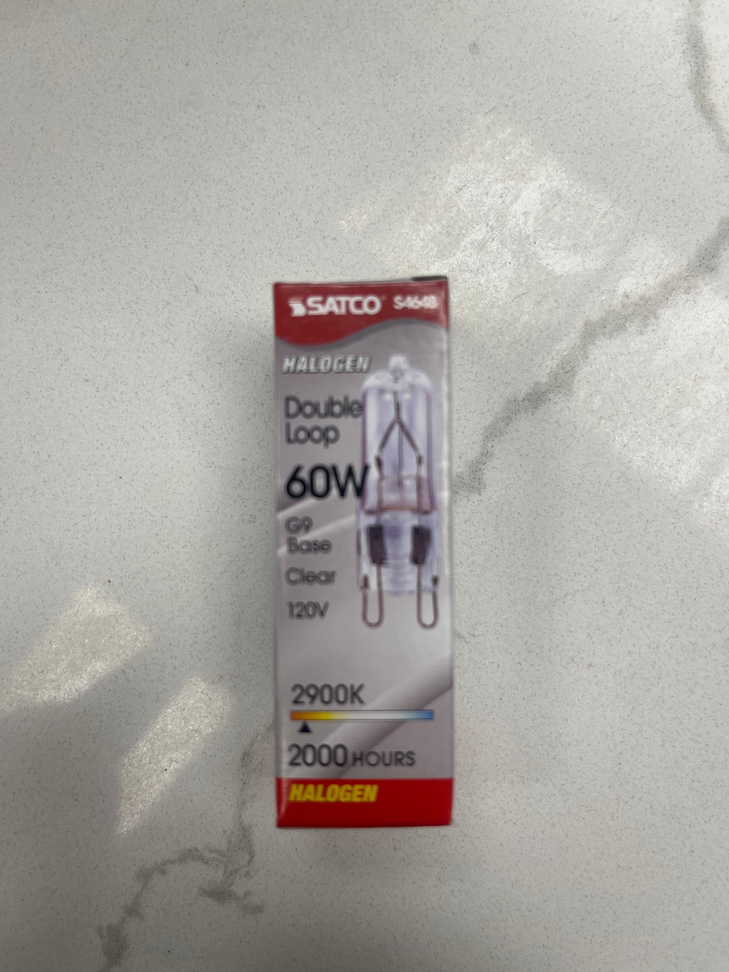 G9 halogen lightbulb 60 W