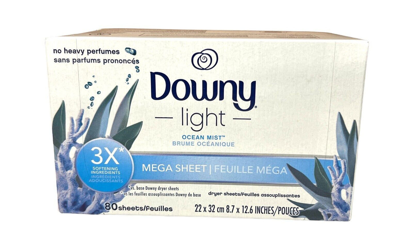 Downy sheets, light ocean mist