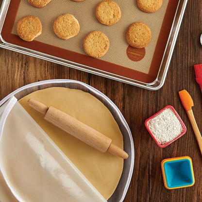 Mrs. Anderson's Baking Beechwood Children Rolling Pin, 7in
