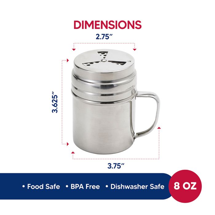 HIC Kitchen Roasting Adjustable Dry Rub Shaker