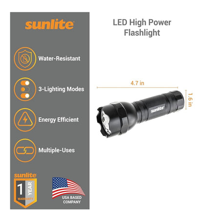 Tactical Flashlight LED 4”