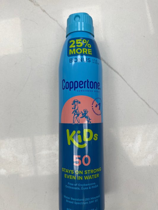 Coppertone kids sunscreen spray