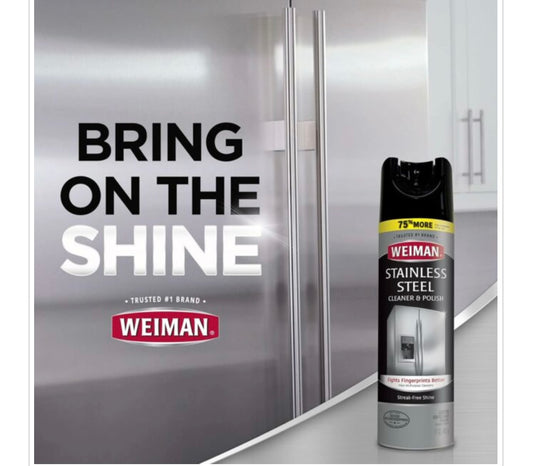 WEIMAN STAINLESS STEEL- AERO 17oz CLEANER & POLISH