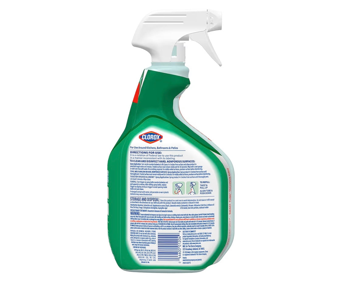 Clorox Clean-Up Multi-Surface Cleaner with Bleach, Original, Spray Bottle, 32 Fl Oz