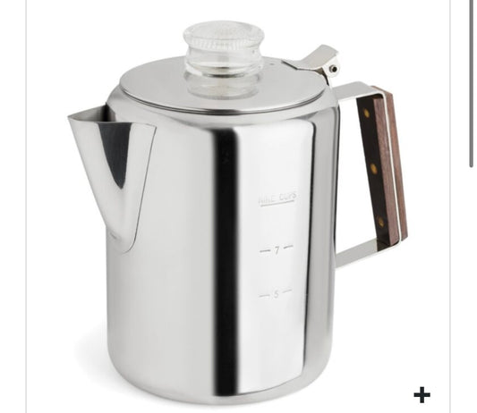 TOPS Stove Top percolator stainless steel 9 cups