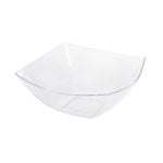 Square Fancy Clear 64oz Serving Bowl
