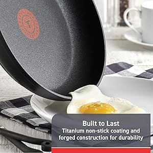 T-Fal Advanced Non Stick Fry Pan 12 Inch, Oven Broiler Safe 350F, Skillet, Kitchen Egg Pan, Omelet Pan, Always Pan, Home, Cookware, Pots and Pans, Dishwasher Safe, Black
