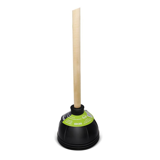 5-3/4" Heavy Duty Force Cup Plunger - Preassembled Case of 6