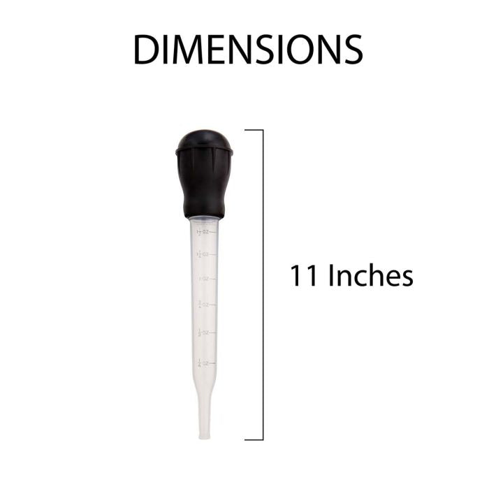 HIC Kitchen Roasting Heat Resistant Turkey Baster and Meat Marinade