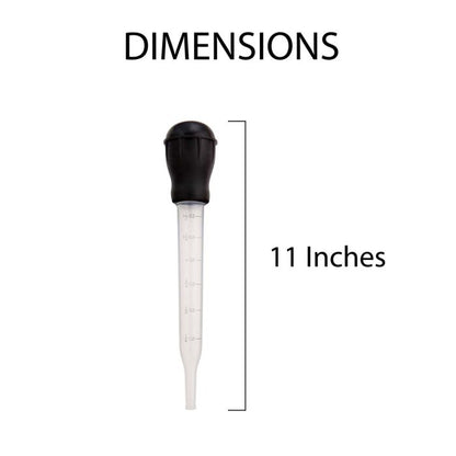 HIC Kitchen Roasting Heat Resistant Turkey Baster and Meat Marinade