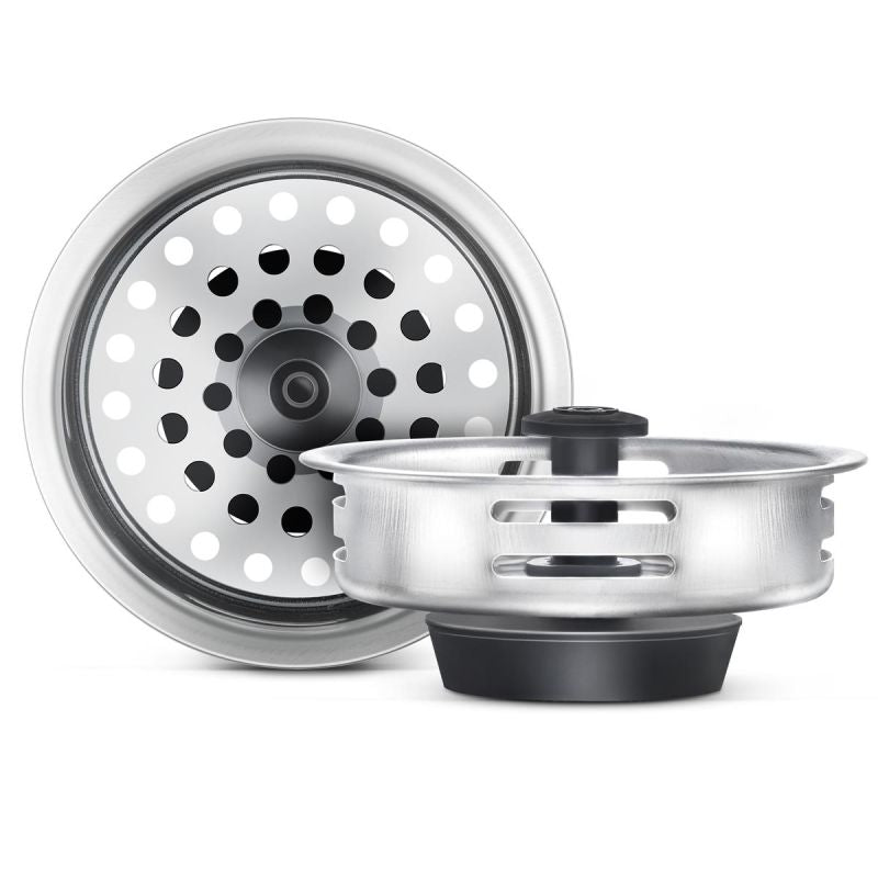 Stainless Steel Sink Strainer Basket W/Adjustable Post