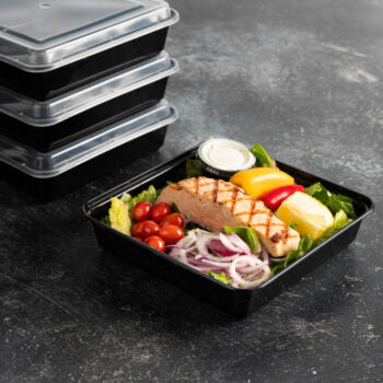 Bento 52oz Square Lunch Boxes (4 Count)