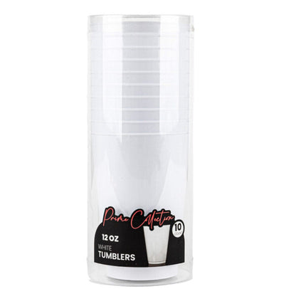 12oz Tumblers Prime Collection White