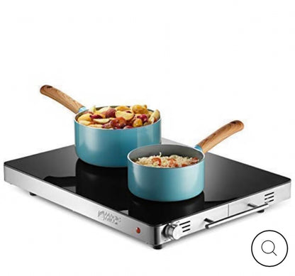 Magic mill Deluxe Hot  plate stainless steel enamel top 21”x16” surface