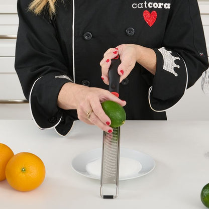 Cat Cora Fine Etched Grater Zester with Cover