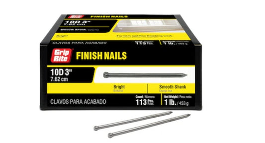 Finish nails 3”￼10D