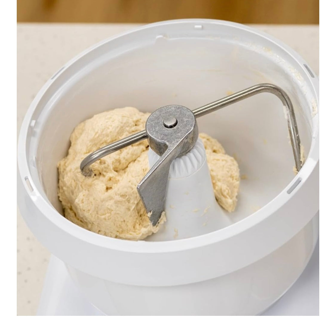 Bosch Universal Plus Stand Mixer 500 Watt, 6.5 Quarts with Wire Whips, Dough Hook & NutriMill Dough Hook Extender Bundle