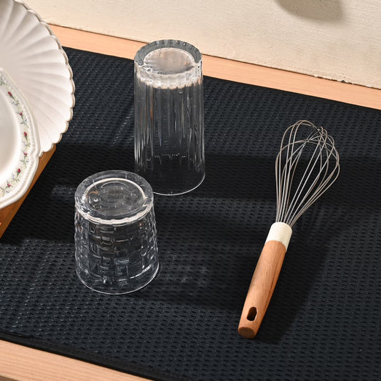 DISH DRYING MAT 18X32 BLACK