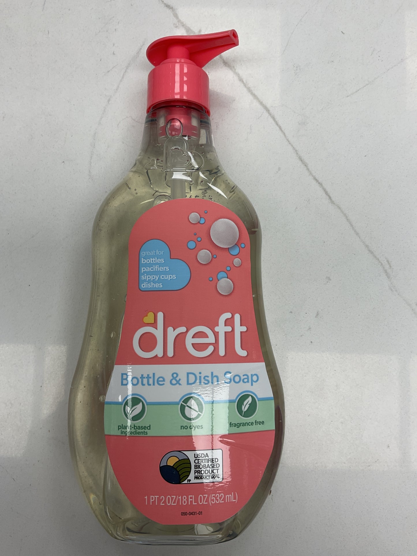 Dreft Bottle & Dish Soap 18 oz