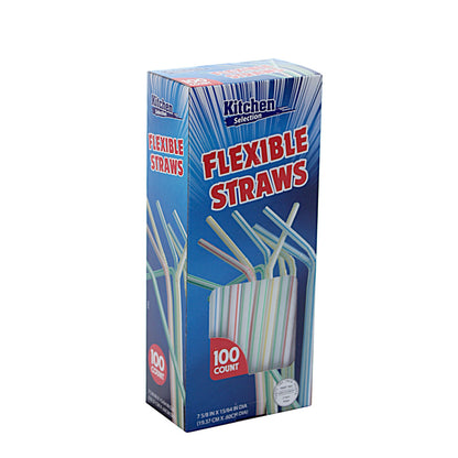 Flexible Straws 100 Count