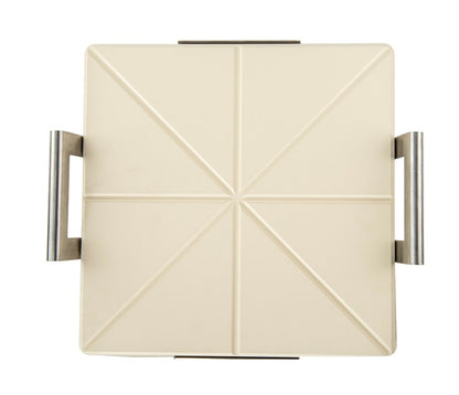 Deluxe Square Pizza Stone with Rack