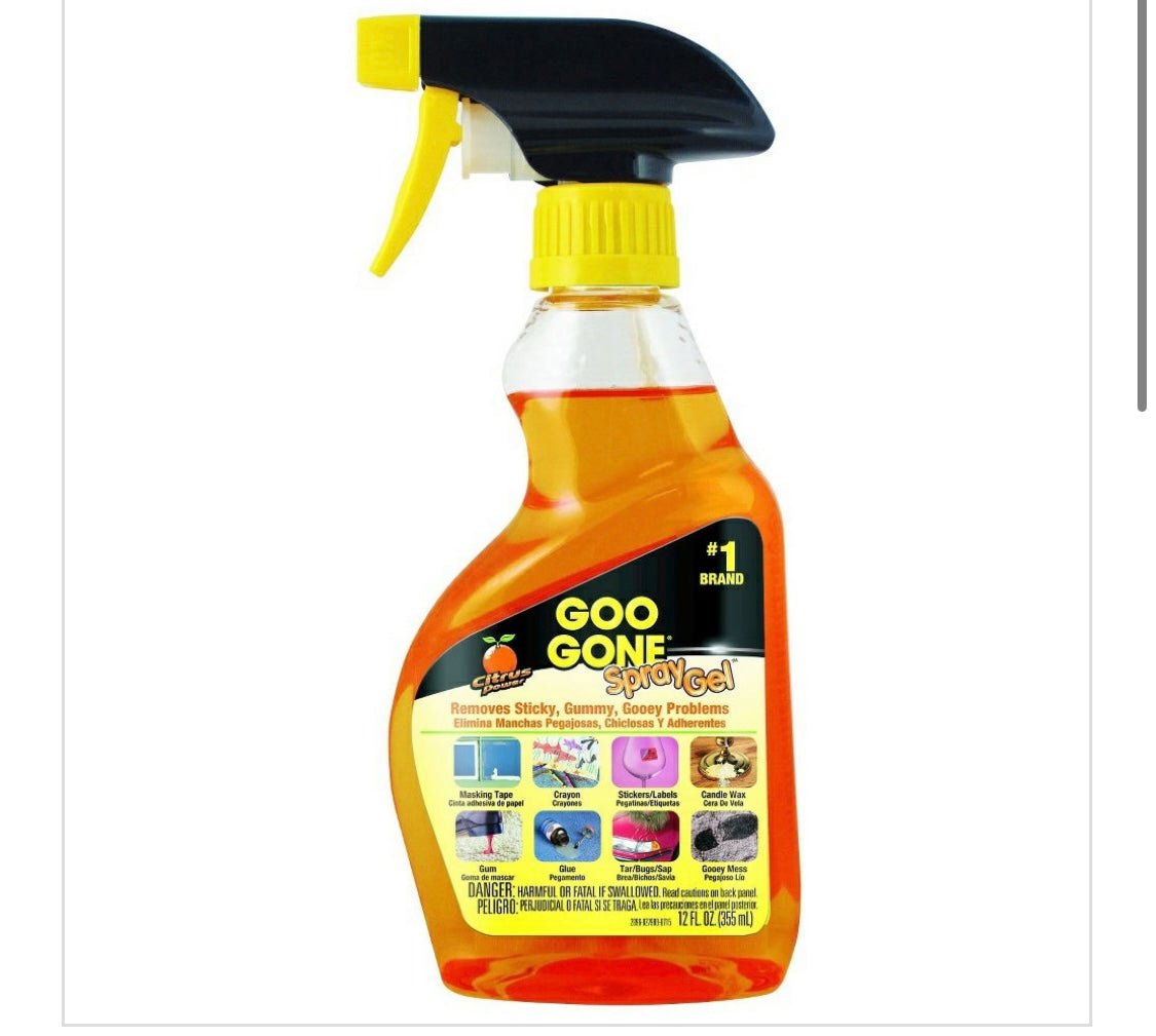 Goo Gone Spray Gel 12 oz