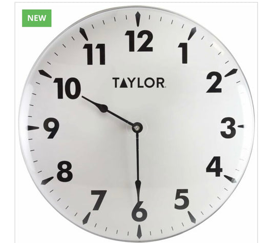 WALL CLOCK- 18″ JUMBO CLOCK- BOLD NUMBERS INDOOR/OUTDOOR BIG