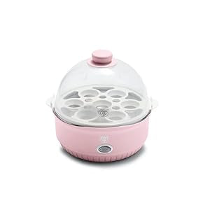 Cookware Company Electric Pink Egg Cooker, Dishwasher Safe, 350