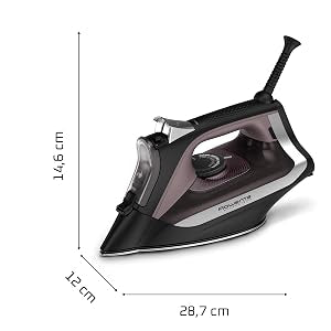 Rowenta Access Steam Iron, Clothes Iron with Steamer, Vertical Steaming, Maximum Steam Distribution, Anti-Drip Protection, Cinamon