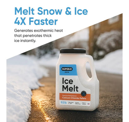 Calcium chloride ice melt Prestone Driveway 9.5LB Jugs