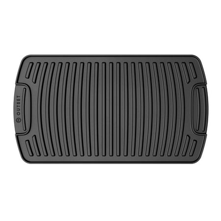 Reversible cast-iron griddle