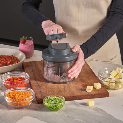 zyliss easy pull food chopper & processor