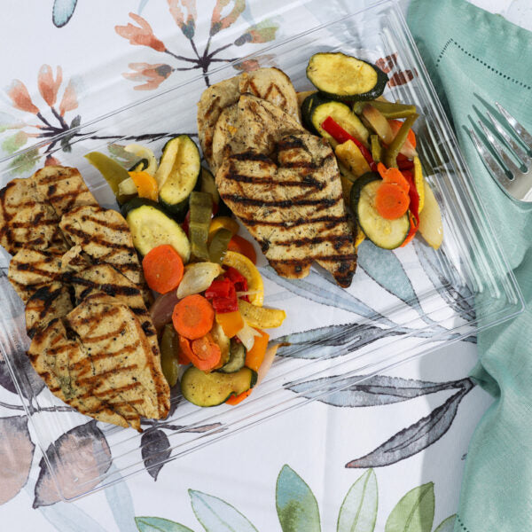 Leveled Rectangle Tray Clear 11×16 (1 Count)