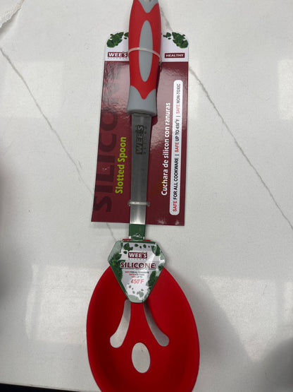 Slotted.Spoon red