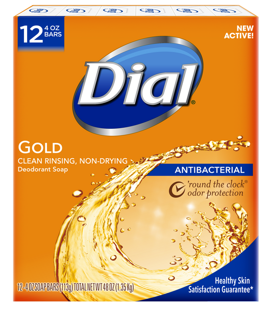 Dial Gold antibacterial soap bars, 12 pack